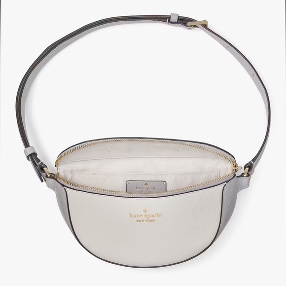 Kate Spade Lena Belt Waist Bag Fanny Pack Mountain Grey NWT - Picture 4 of 16